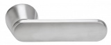 DH012  MS/MCR латунь/матовый хром/ ручка дверная с возвратной пружиной от производителя Аблой