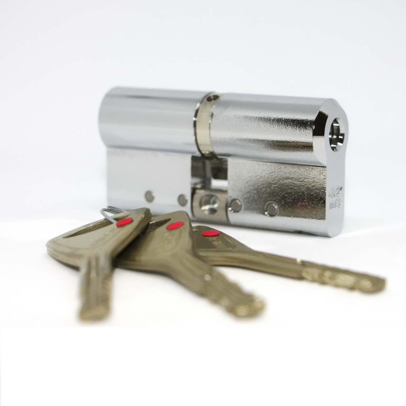 CY 332 T  chrome / цилиндр ключ+ключ (закаленная сталь) от производителя Аблой
