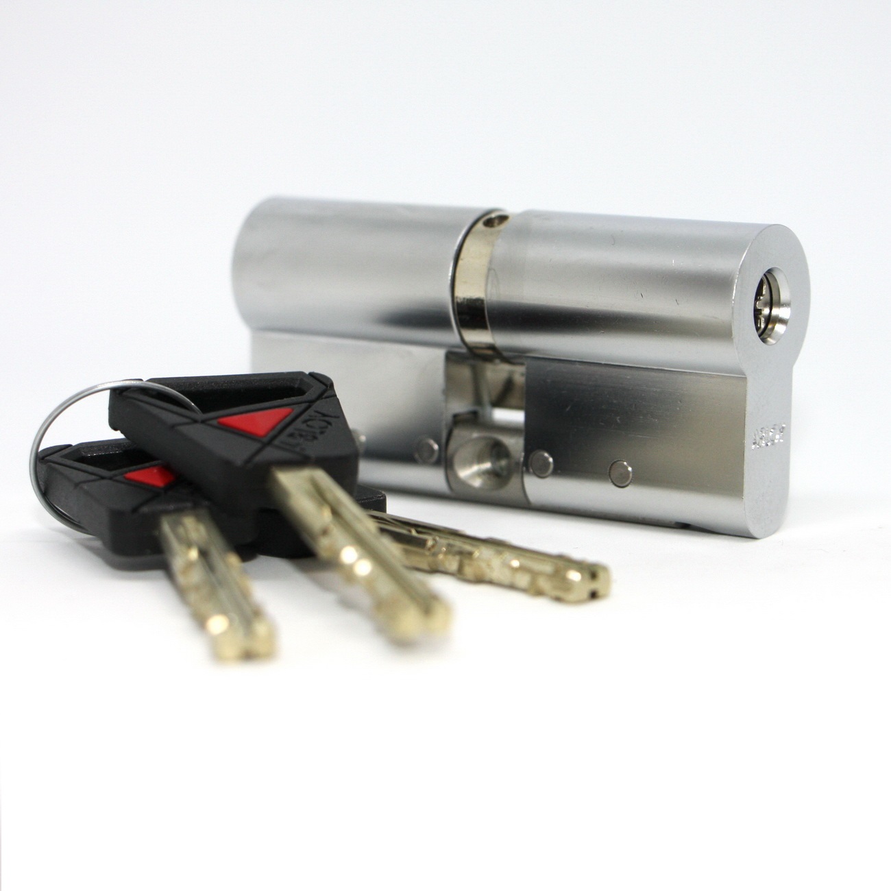 CY 322 U  satin chrome/ цилиндр ключ+ключ от производителя Аблой