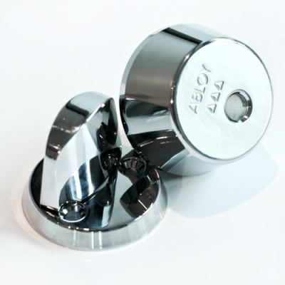 CY 013 N  satin chrome/ цилиндр ключ+поворотная кнопка (закаленная сталь) от компании Аблой за 43 116 руб.