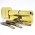 CY 333 N  bright brass/ цилиндр ключ+поворотная кнопка (закаленная сталь) от компании Аблой за 36 289 руб.