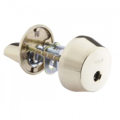 CY 039 N  satin brass/ цилиндр ключ+поворотная кнопка (закаленная сталь) от компании Аблой за 42 301 руб.