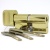 CY 323 N  satin brass/ цилиндр ключ+поворотная кнопка от компании Аблой за 29 314 руб.