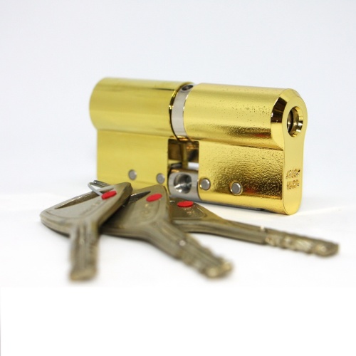 CY 332 T  bright brass/ цилиндр ключ+ключ (закаленная сталь) от компании Аблой за 31 118 руб.