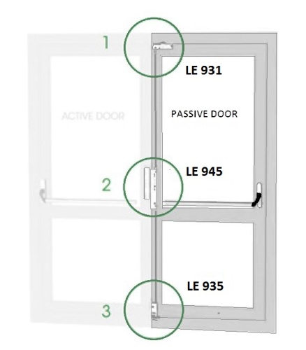 ABLOY PE 920 (LE945+LE931+LE935)  / доп.устройство для экстренного и запасного выходов от компании Аблой за 91 896 руб.