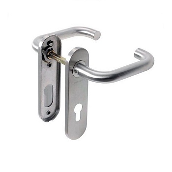 ASSA ABLOY AHW700 / пара ручек дверных 40-60 72 PZ+BL от производителя Аблой