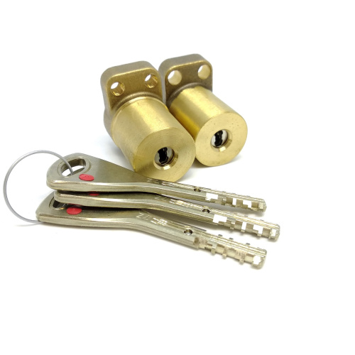 CY 059 T  satin brass/ цилиндр двухсторонний от компании Аблой за 17 350 руб.